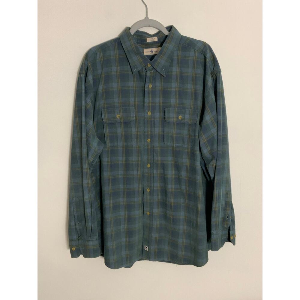 Onward Reserve Classic Fit Corduroy Plaid Button‎ down size XXL
